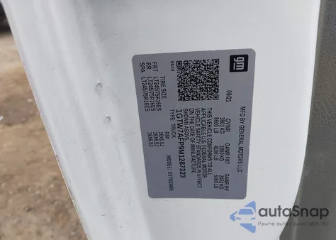 2021 GMC Savana Cargo Rwd 2500 Regular Wheelbase Work Van from USA, damaged, VIN 1GTW7AFP9M1287323